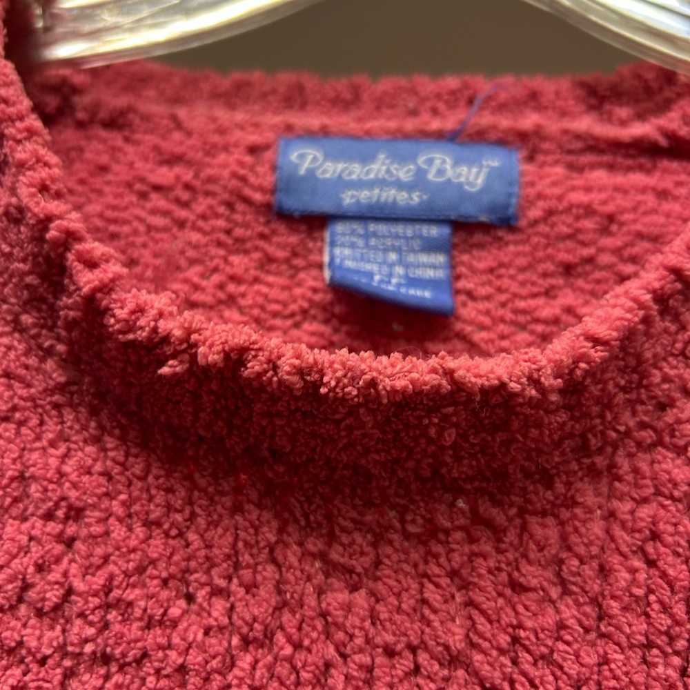 Cozy Pink Paradise Bay Crew Neck Sweater - Picture 2 of 5